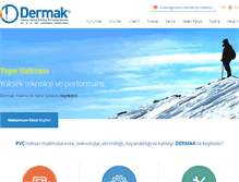 Tablet Screenshot of dermakmakina.com